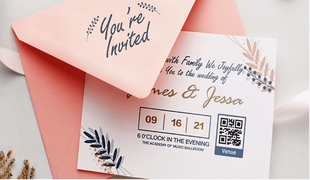 How to modernize your invitation layouts with QR codes?