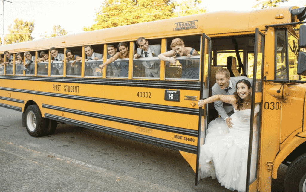 How Much Does It Cost To Rent A School Bus For A Wedding?