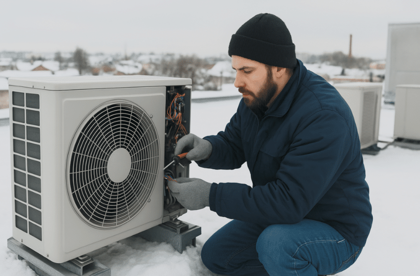 Winter Readiness for Retail Locations: Preventive Checks for Your Gas Furnace and Air Conditioning Unit Air conditioning