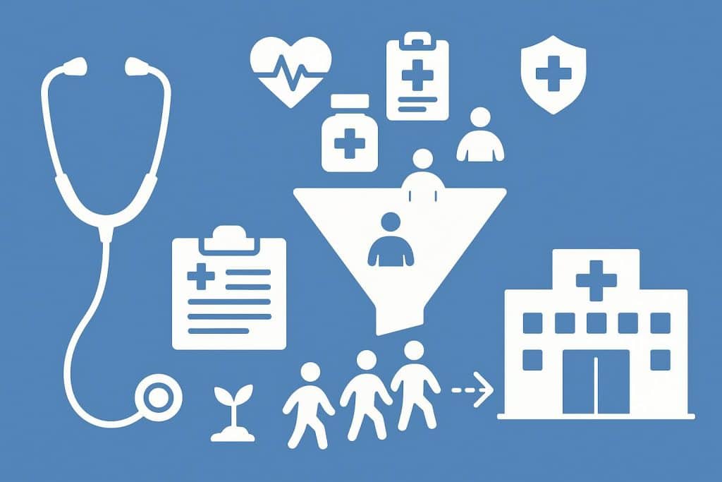 Onsite healthcare integration for employee wellness and effective workplace health funnels