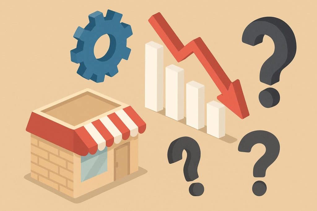 Jason Falco: Understanding Key Challenges Facing Small Business Owners Small business owner analyzing financial reports and market challenges in office workspace