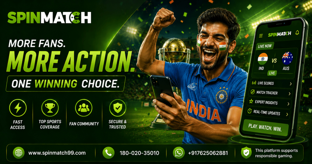 Why Are Cricket Fans Exploring Spinmatch More Than Ever? Image 1 of Meta title:- Why Cricket Fans Explore Spinmatch More Than Ever Now!