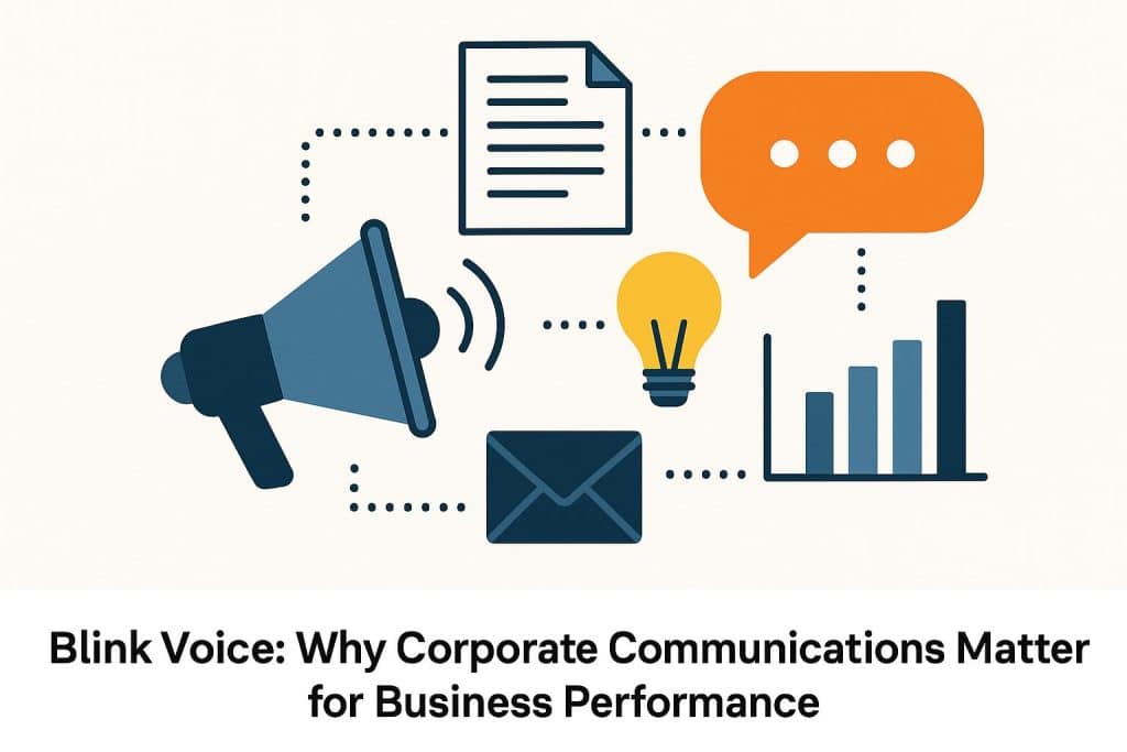 Blink Voice: Why Corporate Communications Matter for Business Performance Corporate communication tools enhancing business performance and team collaboration
