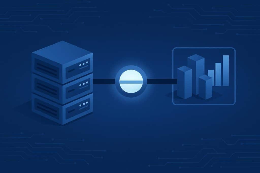 Leased line network hardware ensuring reliable data transfer for B2B data providers