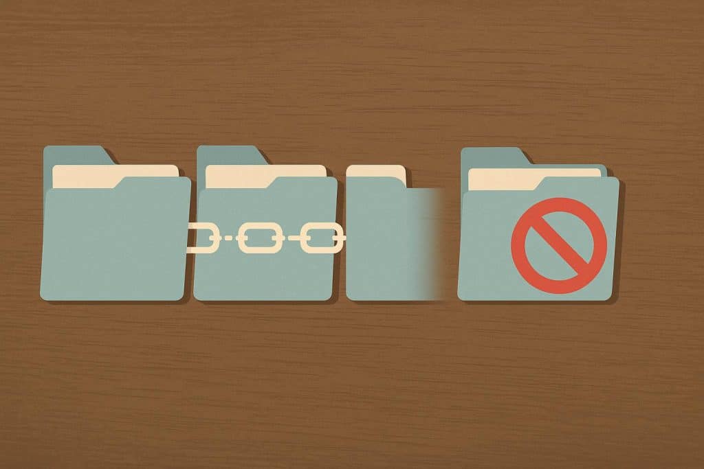 Business executive reviewing cybersecurity plan documents, illustrating resistance to new policies