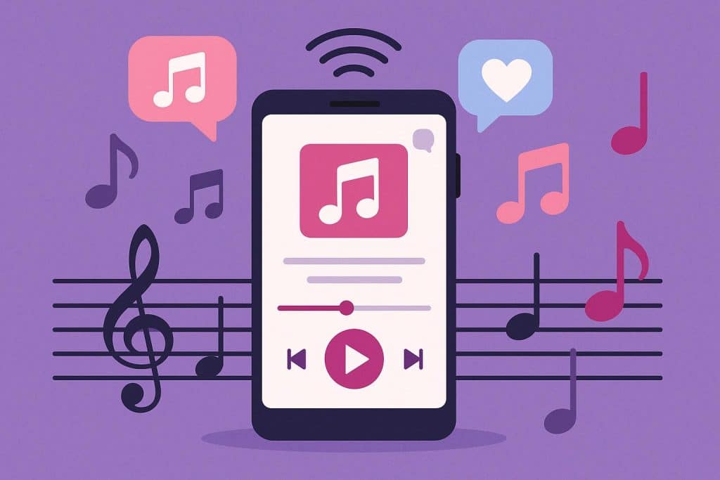 Virtual singers connecting through social singing apps, building vibrant online music communities